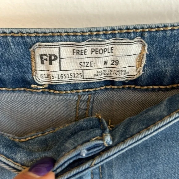 Free People Just Float On Flare Jeans - Picture 7 of 8